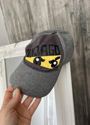 Сіра кепка для хлопчика кепка ninjago бейсболка lego для хлопчика