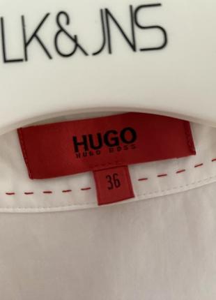 Сорочка біла котонова hugo boss4 фото