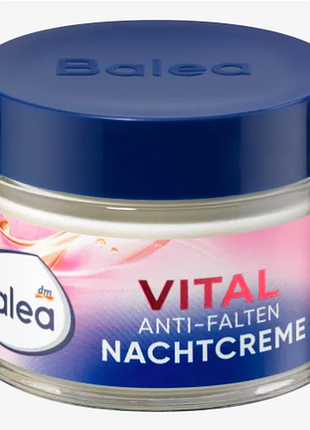 Ночной крем от морщин vital 50ml balea3 фото