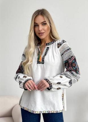Блуза сорочка вишиванка жіноча