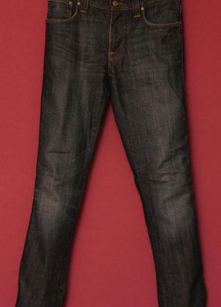 Nudie 30/34 узкие джинсы, сделанны в италии