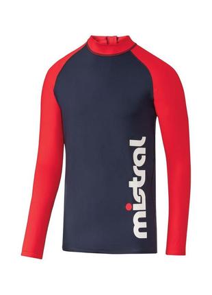 Чоловіча футболка-лонгслів для купання з захистом від ультрафіолету (лайкра) spf/upf 50+ mistral