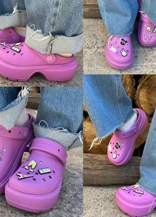 Новинка crocs жіночі крокси на платформі crocs stomp clog новинка crocs crocs crocs