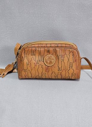 Вінтажна шкіряна сумка  il giramondo club