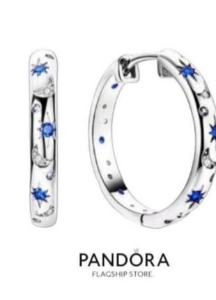 Сережки кільця срібло  silver_pandora original