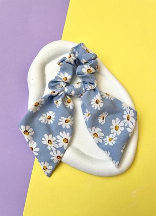 Блакитна гумка-твілі у ромашки🌼