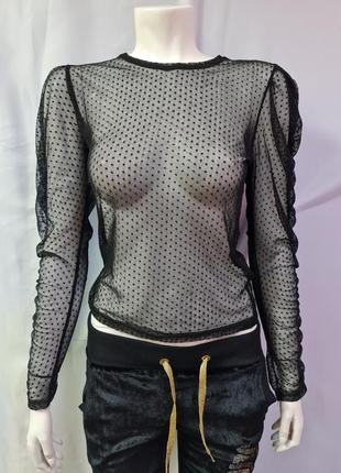 Женская прозрачная блуза