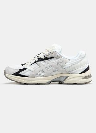 Чоловічі кросівки asics gel-1130 x hal studios white grey black асікс білого з сірим та чорним кольорів