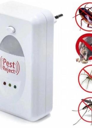 Ультразвуковий відлякувач гризунів мишей щурів та тарганів pest reject