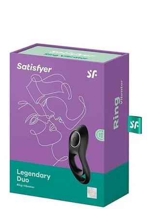 Двойное эрекционное виброкольцо satisfyer