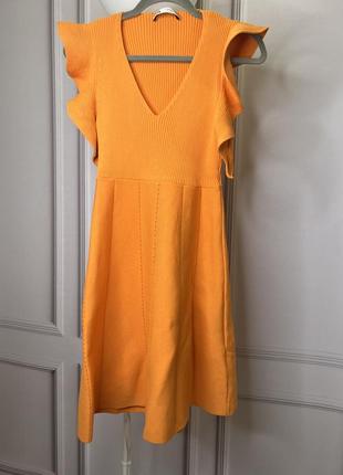 Сукня коротка оранжева zara m