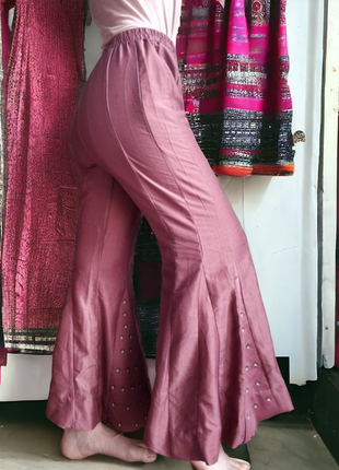 Індійські шовкові широкі штани lily & lali