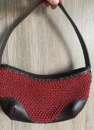 The sak красная сумка багет