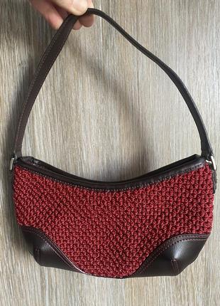 The sak красная сумка багет