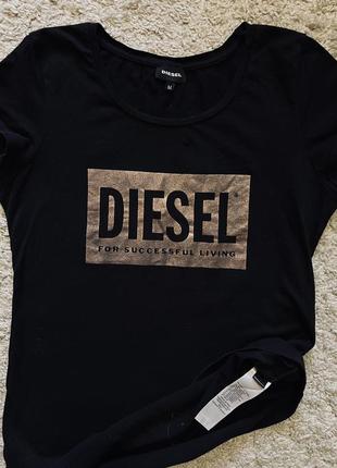 Футболка, лонгслив diesel оригинал бренд итальянская кофточка размер s,м брендовая футболка