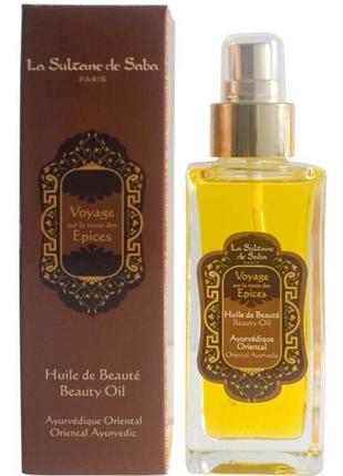 Масло для тела и волос la sultane de saba ayurvedic beauty oil 50ml