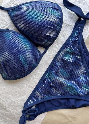 Купальник з  пайетками calzedonia