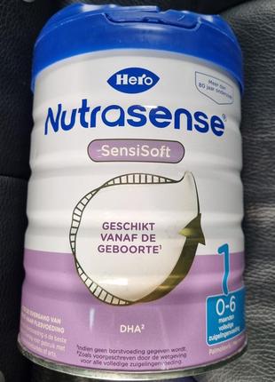 Детская смесь hero nutrasense sensisoft, лучший выбор для ухода за здоровьем вашего малыша от 0 до 6 месяцев.