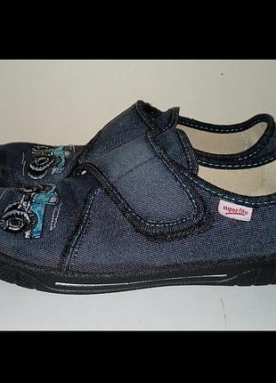 Брендові котонові мокасіни. superfit.