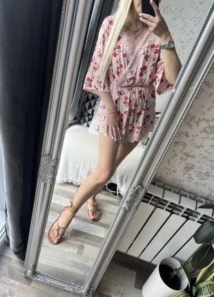 Ромпер, комбинезон шорты-юбка