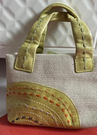 Шикарная кожаная сумка radley малышка/кожа +текстиль