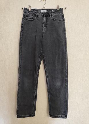 Джинсы мом, высокая посадка, плотный джинс размер 8-10/наш см