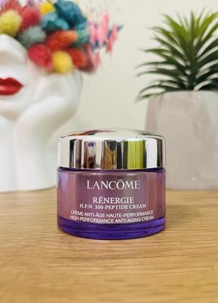 Оригинальный антивозрастной крем для кожи лица с пептидами, гиалуроновой кислотой и ниацинамидом lancome renergie h.p.n. 300-peptide cream