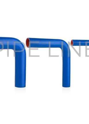 Патрубок силиконовый угловой 90 градусов d 55 l350*350