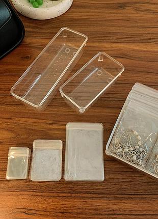 Соуп пакет пвх упаковка прозрачный для ювелирных украшений холдер хранения защиты...