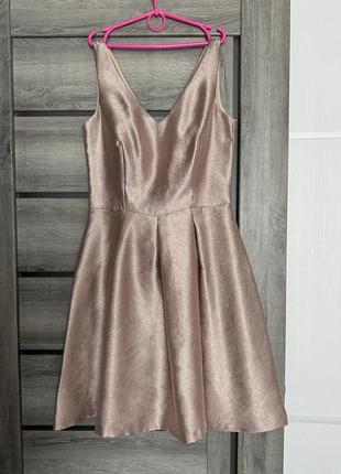Esprit pink gold, нарядне плаття кольору рожева шампань