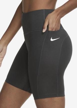Nike pro "running" жіночі компресійні шорти/велосипедки