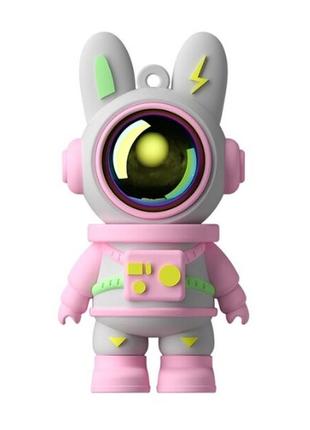 Прикольные фигурные флешки binful 64gb rabbit astronaut 2.0 pink