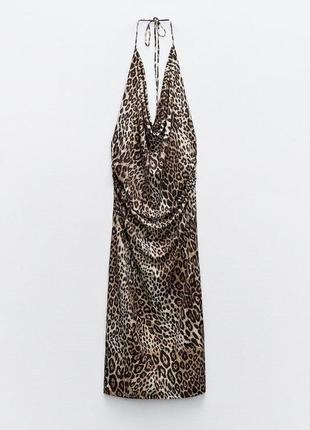 Леопардова сукня zara