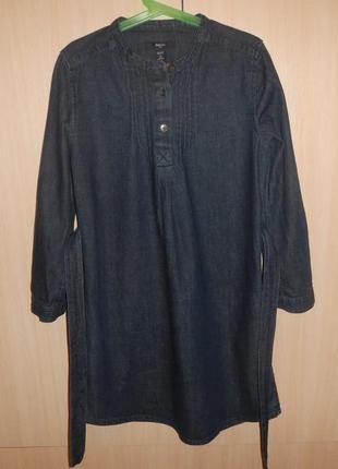 Сукня-сорочка легкий денім gap р. 140см(10років)