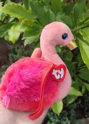 Фламинго глазастик кошелек