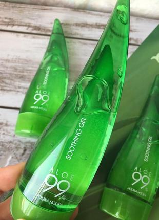 Заспокійливий і зволожуючий гель алое holika holika aloe 99% gel 55 мл, холика, холіка алоє крем