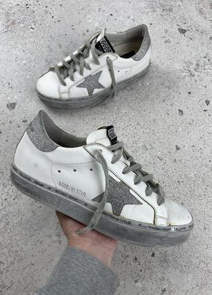 Golden goose superstar low-top sneakers women's женские кеды оригинал