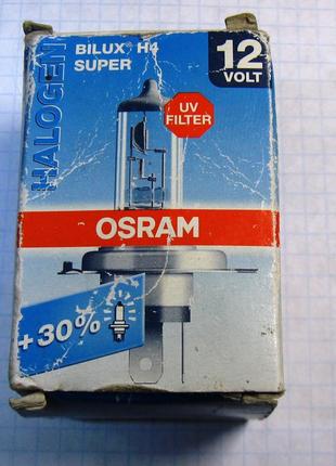 Лампа для фары двунитевая osram bilux 64193 sup germany 12v 60/55w h4 новая