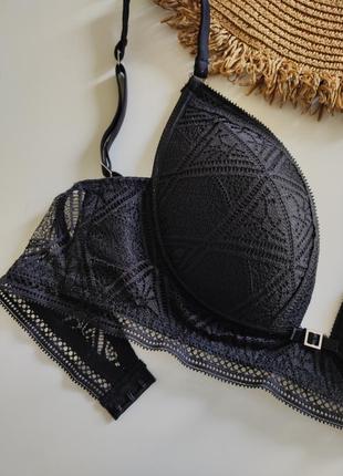 Черный бюстгальтер intimissimi черный бюстгальтер без косточек бюстгальтер intimissimi...