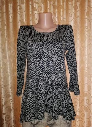 💜💜💜красивая женская трикотажная кофта, блузка с баской the masai clothing company💜💜💜4 фото