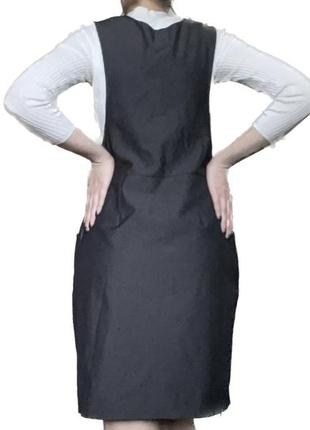 Сарафан жіночий підлітковий сірий 5
