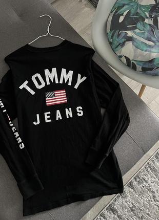 Стильний лонгслів tommy hilfiger 🖤