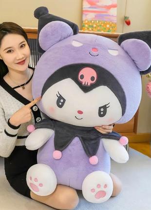 Куромі 85 см м'яка іграшка hello kitty плюш хеллоу киті аніме my melody kuromi