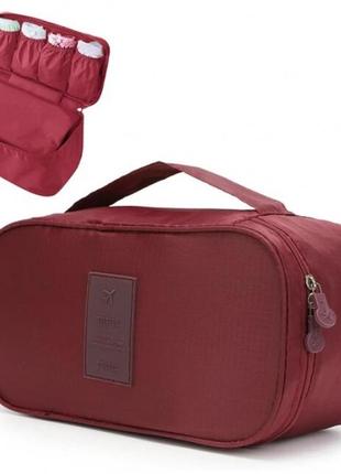 Органайзер для білизни дорожній monopoly бордовий