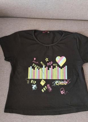 🌿 укорочена футболка топ на дівчинку 12 років, зріст 152