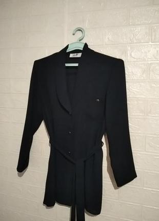 Легкий пиджак кардиган блуза с длинным рукавом на пуговицах