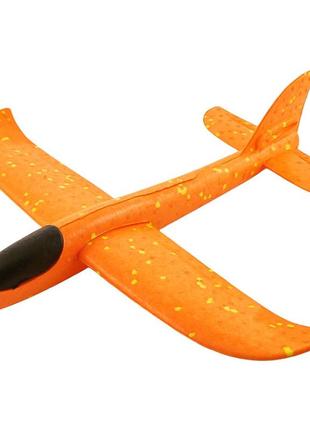 Метательный планер "самолет-бумеранг" 35, 32см (оранжевый) от lamatoys