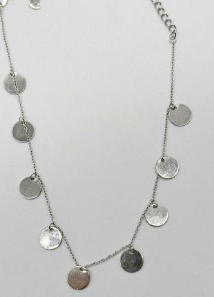Серебряное колье