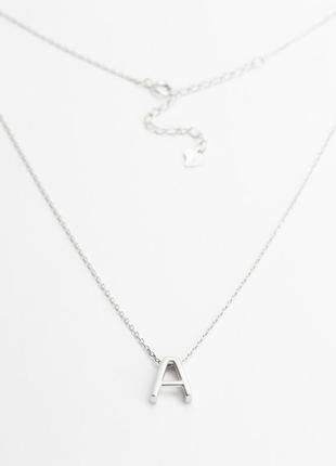 Срібне кольє родоване "а", розмір 40 см x 0,1 см, вага: 2.0 г