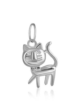 Серебряный подвес с фианитами